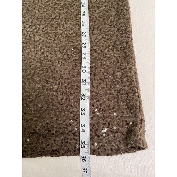 Alice + Olivia Nala Sequined Dress in Chocolate (Brown) Size XS-S - Picture 5 of 6